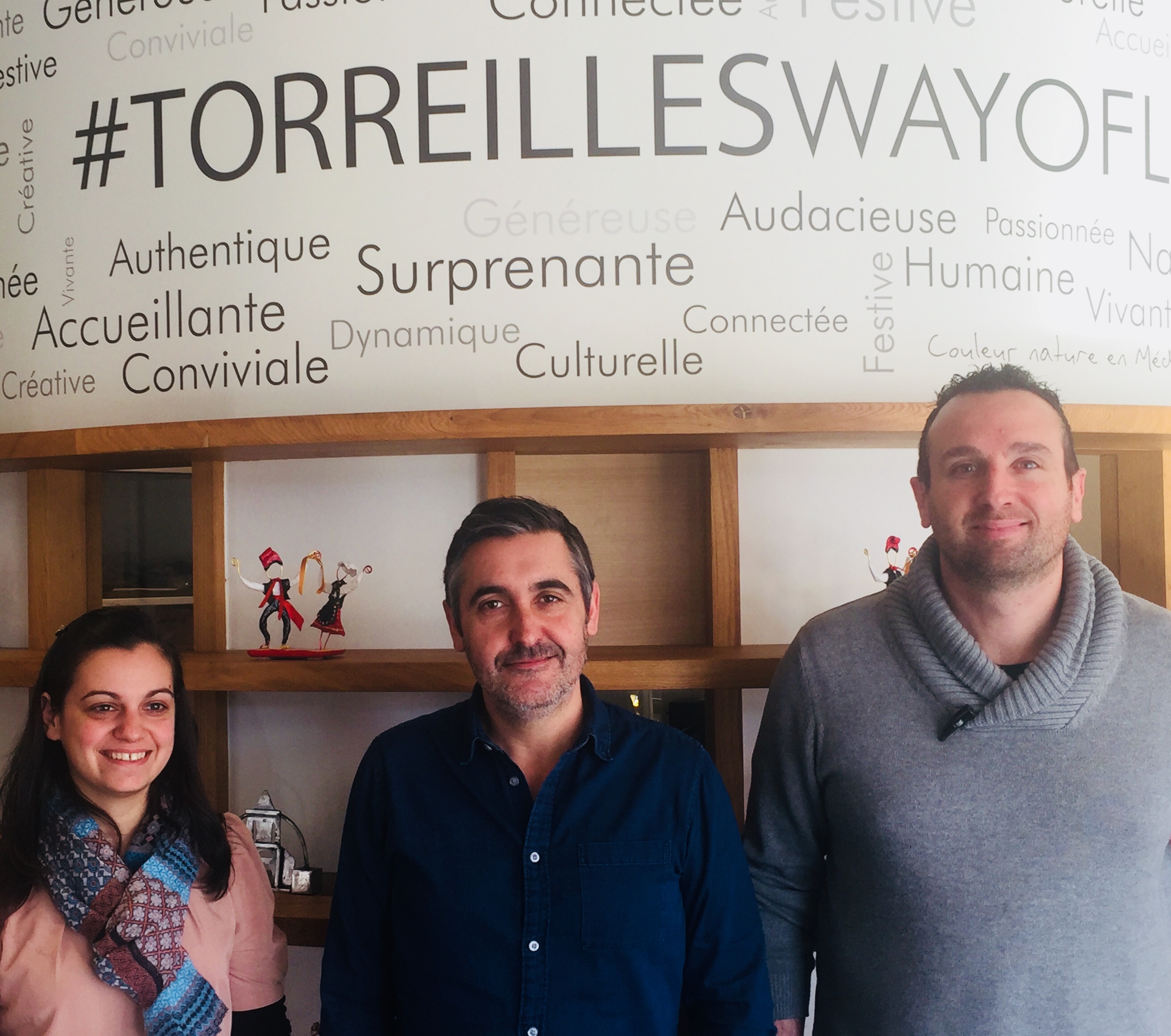 Le bureau d’informations touristiques de #TORREILLES reçoit la Vieille Demeure